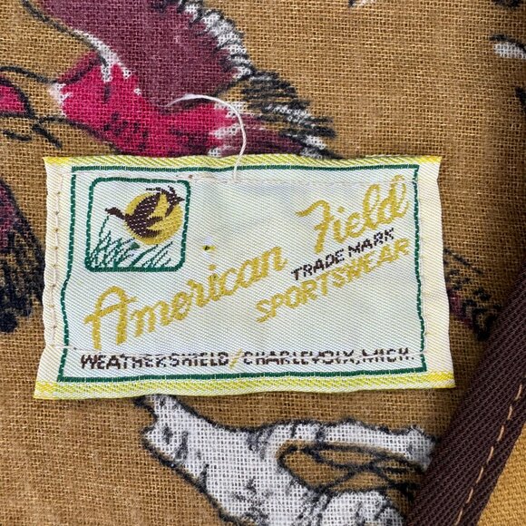 American Field Sportswear Mens Hunting Duck Pheasant Vest Jacket Size L Vintage - Picture 4 of 12